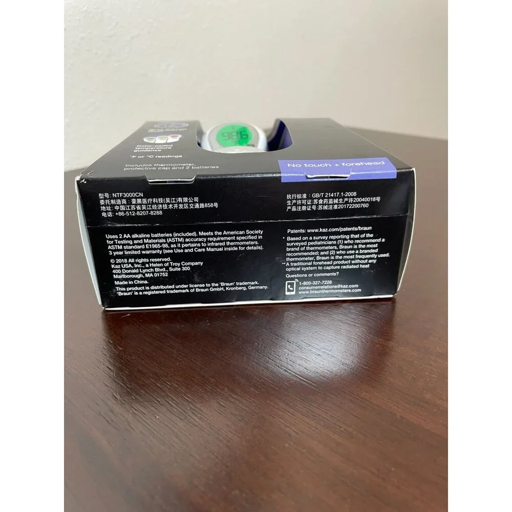 Braun No Touch + Forehead Thermometer - NEW - Picture 7 of 7